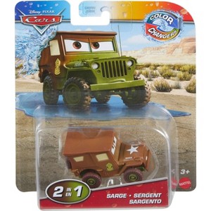 Disney and Pixar Cars Color Changers Collection, Sarge Change Color with Water - 1 of 1