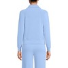 Lands' End Women's Long Sleeve Heavy Weight Softest Touch Quarter Zip Top - 2 of 4