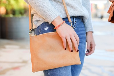 ETHIC GOODS Women's Leather Passport Bag