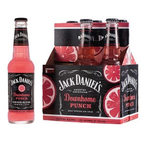 Jack Daniel's Downhome Punch Country Cocktails - 6pk/10 fl oz Bottles - 1 of 4