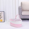 REGALWOVEN Woven Cotton Rope Storage Basket with Handles for Living Room 2 Pcs - 4 of 4