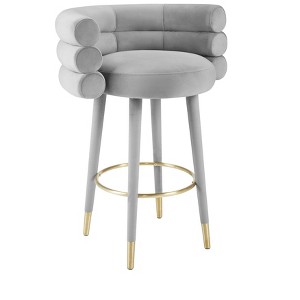 TOV Furniture Betty Velvet Stool - 1 of 4