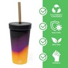 Silipint: Silicone 22oz Straw Tumbler: Sun Storm - 3 of 4