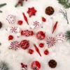 73 Pcs Christmas Tree Balls Ornaments for Xmas Trees, Shatterproof Hanging Holiday Balls Wreath Ornament for Party Wedding Decoration - 3 of 4
