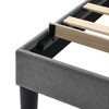 King Size Bed Frame with Adjustable Border Headboard - 4 of 4