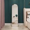 FURNIinspire Full Length Mirrors Wall Mirror, Decorative Mirror, Clothing Store, Floor Standing Large Mirror, Wall Mounted, Black 16.5"*0.3"*59.8" - 3 of 4