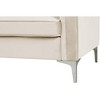 2-Piece Velvet Sofa Sets Contemporary Home Theater Seating Upholstered Couch Set for Living Room  - Morden Fort - 4 of 4