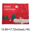 Unique Bargains Christmas Place Mats Linen Red Green White 13"x17.7" 2 Pcs - 3 of 4