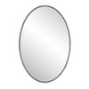Ridstar 25.6 in. W x 39.37 in. H Silver Oval Retro Bathroom Mirror - 2 of 4
