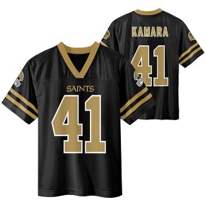 NFL New Orleans Saints Boys' Short Sleeve Alvin Kamara Jersey - 1 of 3