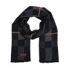 Mio Marino | Men's Cashmere Feel, 100% Cotton Fashion Winter Scarf - 3 of 4