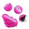 Unique Bargains Universal Bicycle Motorcycle Helmet Decor Accessory Rose Red White 1 Pair - 4 of 4
