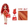 Rainbow High Swim & Style Ruby Red 11'' Doll with Shimmery Wrap to Style 10+ Ways, Removable Swimsuit, Sandals, Accessories - 2 of 4