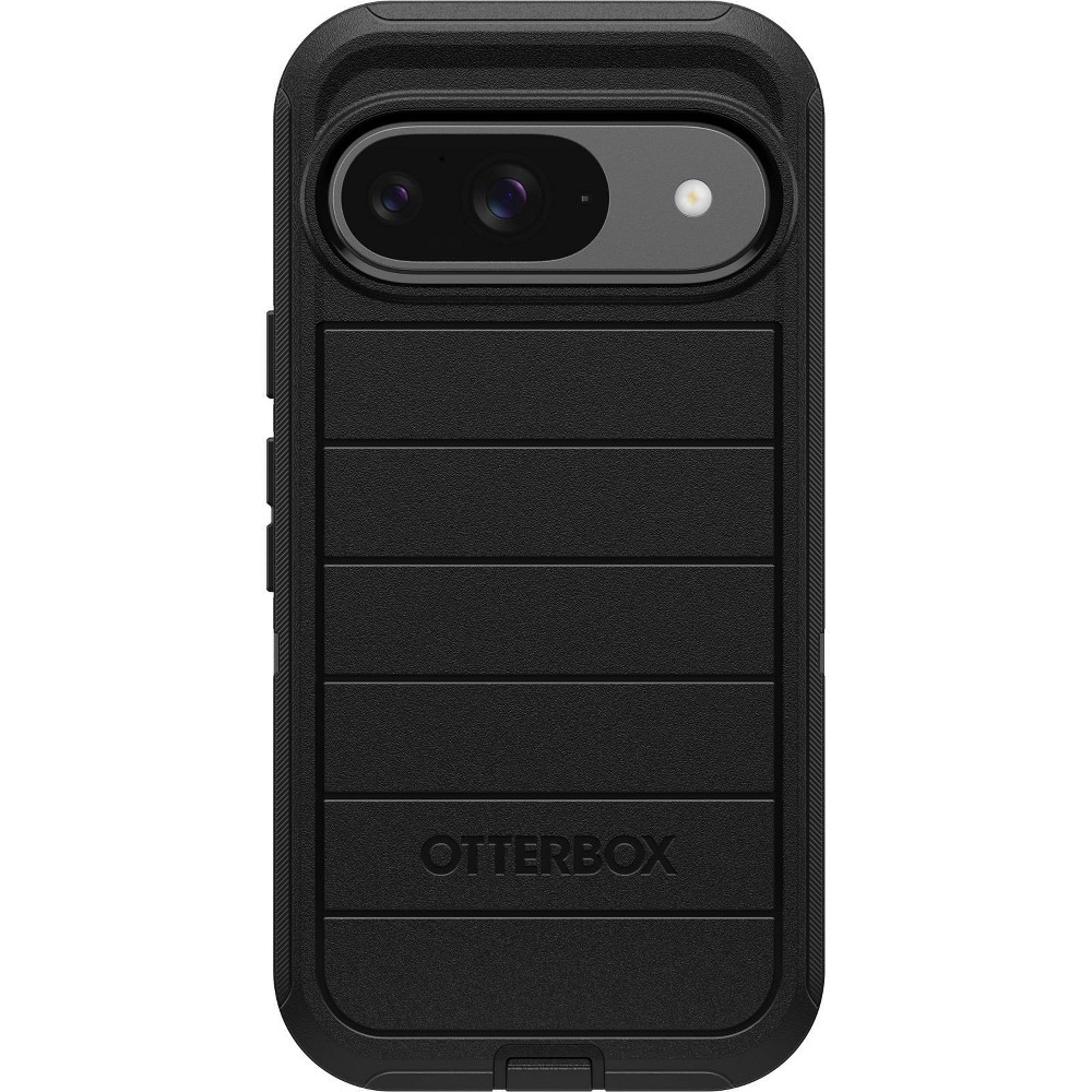 OtterBox Google Pixel 9/Google Pixel 9 Pro Defender Series Pro Case - Black: Solid Plastic Cover