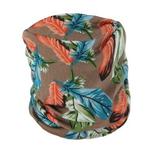 Unique Bargains Feather Parrern Neck Gaiter 1 Pc - 1 of 4