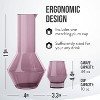 American Atelier Carafe and Glass Set 34 oz Carafe with Tumbler Glass - Plum,Plum - 4 of 4