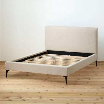 Dillon Modern Upholstered Bed with Metal Legs - New Heights