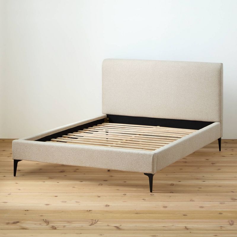 Dillon Modern Upholstered Bed with Metal Legs - New Heights, 1 of 9