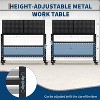 47-inch Heavy-Duty Steel Workbench, 650 LBS Capacity Workstation with 2-Tier Storage Shelves & 14 PCS Hanging Kits, Multipurpose Tool Workstation - 4 of 4