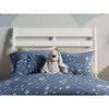 AFI Furnishings Savannah Twin Solid Wood Headboard with Attachable Charger in White - 4 of 4
