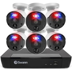 NVR8-8580 / 2TB / 6x NHD-1200BE 12MP Bullet SwannForce IP Digital Still Cameras - 1 of 1