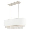 Livex Lighting Carlisle 3 - Light Chandelier in  Brushed Nickel - 4 of 4
