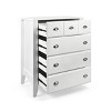 NicBex 4 Drawers Dresser with Metal Handles Chests of Drawers Closet Organizers and Storage for Bedroom, Living Room - 3 of 4