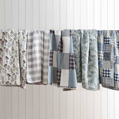 Full White Cotton Reversible Quilt Set