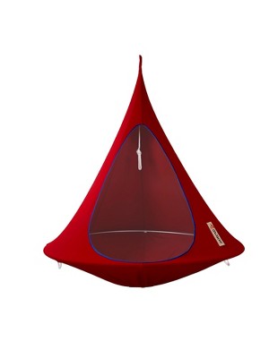 Red 60" Heavy Duty Hanging Cacoon Chair with Hardware
