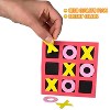 Gamie 5" Mini Travel Foam Tic Tac Toe Board Game (Pack of 24) - 4 of 4