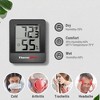 Thermopro Tp52 Digital Hygrometer Indoor Thermometer Temperature And  Humidity Gauge Monitor Room Thermometer With Backlight Lcd Display In White  : Target