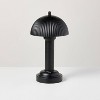 11.5" Fluted Metal Rechargeable Library Table Lamp (Includes LED Light Bulb) - Hearth & Hand™ with Magnolia - 2 of 4