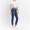Women's Mid Rise Cuffed Skinny Jeans - LOVERVET - 2 of 3