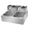 BestParts 127Qt 12L Stainless Steel Double Cylinder Electric Fryer, 5000W, 110V, US Plug - 4 of 4