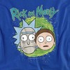 Men's Rick And Morty Floating Heads T-Shirt - 2 of 4
