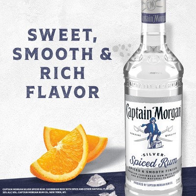Captain Morgan Silver Spiced Rum - 1.75L Bottle