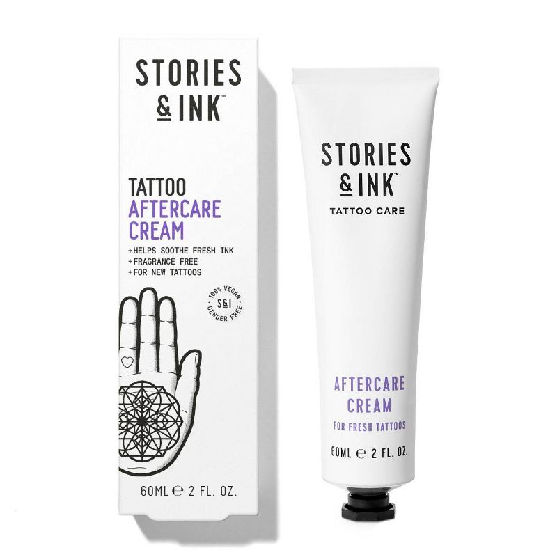 Stories &#38; Ink Repairing Aftercare Cream - For Fresh Tattoo - 2 fl oz, 1 of 13