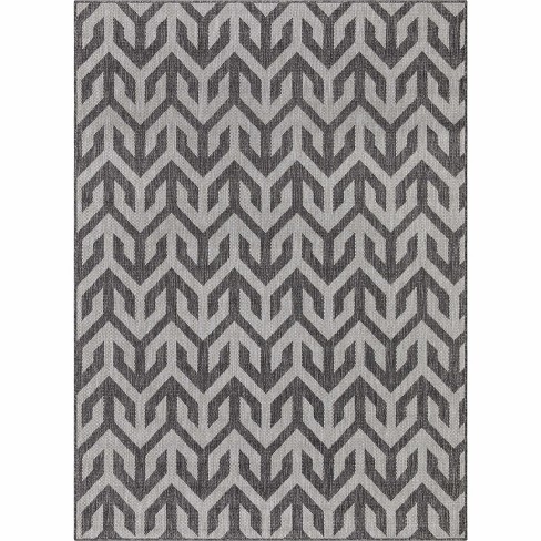 Well Woven Atlantis Indoor Outdoorflat Weave Pile Zig-zag Geometric 7 ...