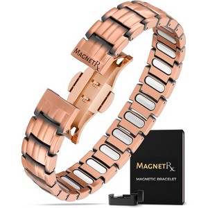 Magnetic Copper Bracelet for Men, 5X Strength 5000 Gauss Magnets, Adjustable Length, Designed in USA - 1 of 4