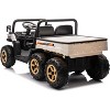 24V Ride-On Toy Truck for Kids - 6 Anti-Slip Tires, Dump Truck, Parent Remote, Music Player, Dual Seats, Sand Shovel, Electric Car for Kids - 2 of 4