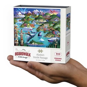 Alaska's Inside Passage by Boardwalk - 210 Pieces - 1 of 1
