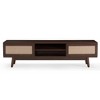 Grungis Stand for TV with Storage,Boho Media TV Stand and Console with Cable Management,Entertainment Center TV Stand for Living Room - 2 of 4