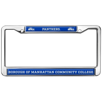Borough of Manhattan Community College Mascot Full Size Standard License Plate Metal Frame