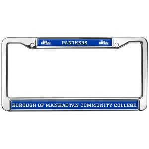 Borough of Manhattan Community College Mascot Full Size Standard License Plate Metal Frame - 1 of 4