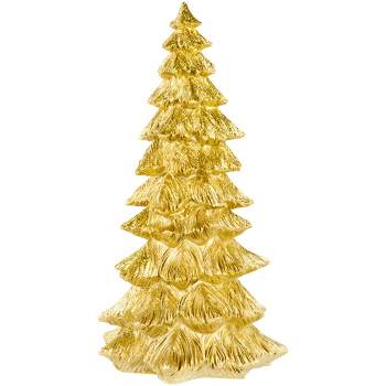 Northlight 9.5" Metallic Gold Woodland Christmas Tree Decoration