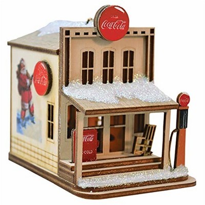 Old World Christmas Ginger Cottages Wooden Ornament, Ornament Maker's Shop