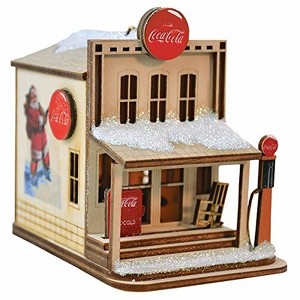 Old World Christmas Ginger Cottages Wooden Ornament, Coca-Cola Country Store - 1 of 3