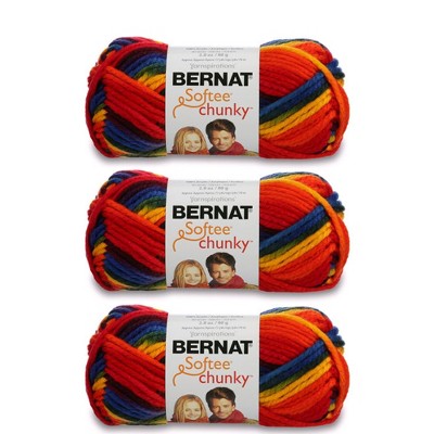 Bernat Blanket Dark Teal Yarn - 3 Pack Of 150g/5.3oz - Polyester