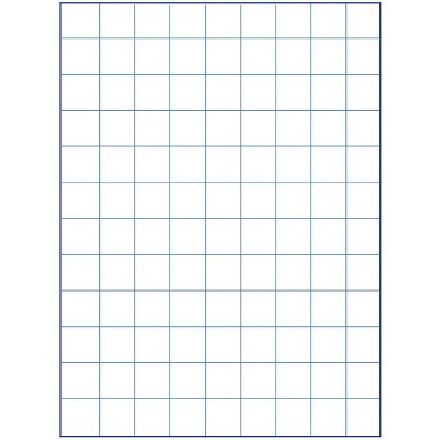 School Smart Graph Paper, 1 Inch Rule, 9 x 12 Inches, Manila, pk of 500
