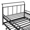 NicBex Metal Twin Size Daybed with Curved Handle Design and Twin Size Trundle for Bedroom,Living Room - 4 of 4